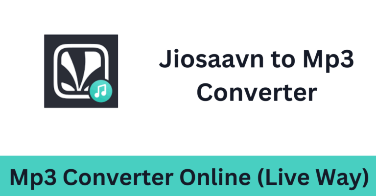 How To Jiosaavn to Mp3 Converter Online (Live Way)
